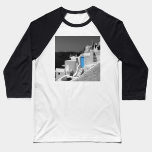 Santorini 4 Baseball T-Shirt